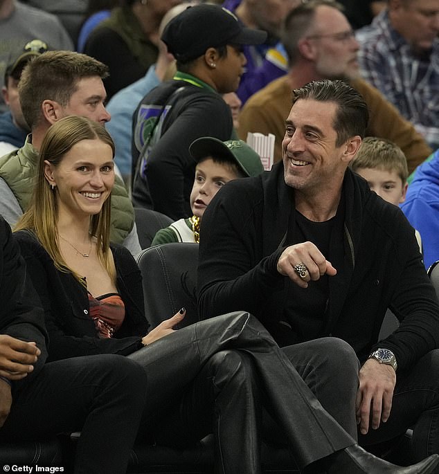 Rodgers was in a 'casual relationship' with Mallory Edens, the daughter of Milwaukee Bucks and Aston Villa owner Wes Edens. They watched courtside as the Bucks battled the Los Angeles Lakers in 2022