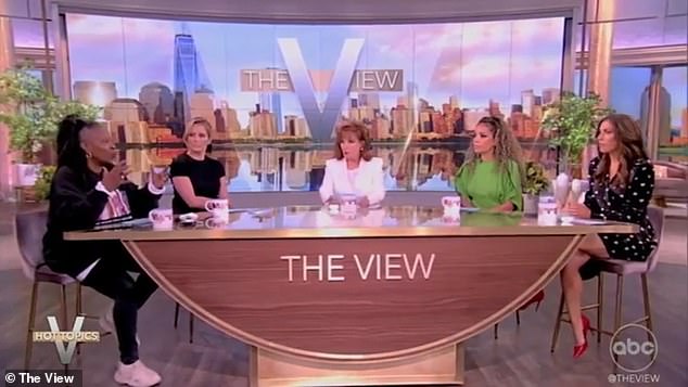 The show's panel currently consists of Goldberg, Sara Haines, Joy Behar, Sunny Hostin, and Alyssa Farah Griffin