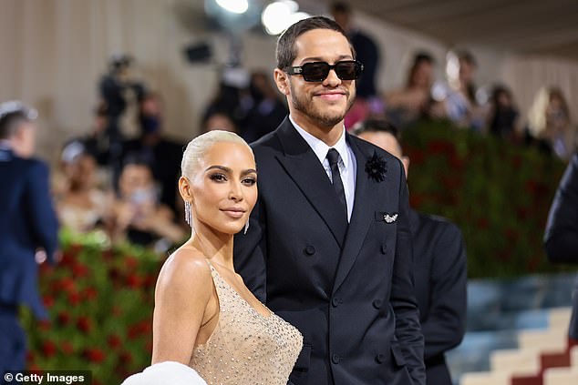 A relationship expert has warned Kim Kardashian about restarting her relationship with Pete Davidson (pictured together in August 2022)