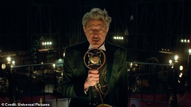 Also seen in the new trailer is Jeff Goldblum looking menacing in his role as The Wizard