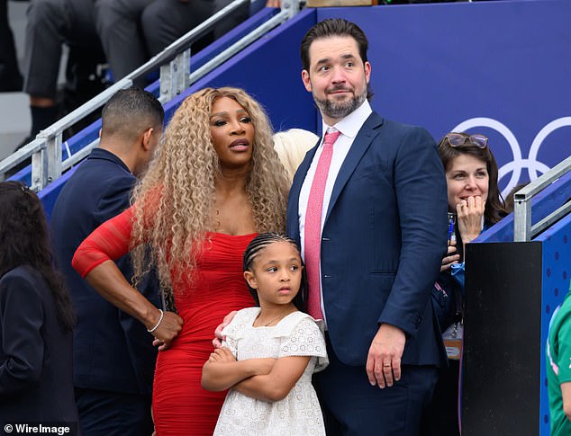 Drake and Serena were rumored to be romantically involved for several years, approximately from 2010 to 2015; (Serena pictured with daughter Olympia and husband Alexis)