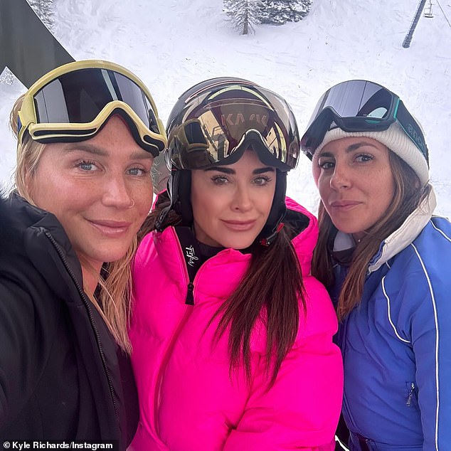 Kesha and Real Housewives of Beverly Hills star Kyle Richards were seen in March in Aspen with pal Ali Isaksen