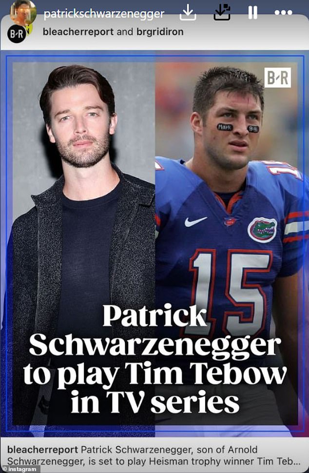 Schwarzenegger will have to pack on the muscle weight to look more like Tebow from his playing days