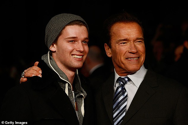 Patrick is the eldest son of action star Arnold Schwarzenegger and ex-wife Maria Shriver; father and son seen in 2013