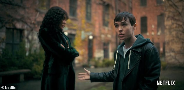 The third season of the show saw Elliot Page's character came out as transgender - which reflected the 35-year-old Juno star's personal life, after the actor revealed he is transgender in December 2020