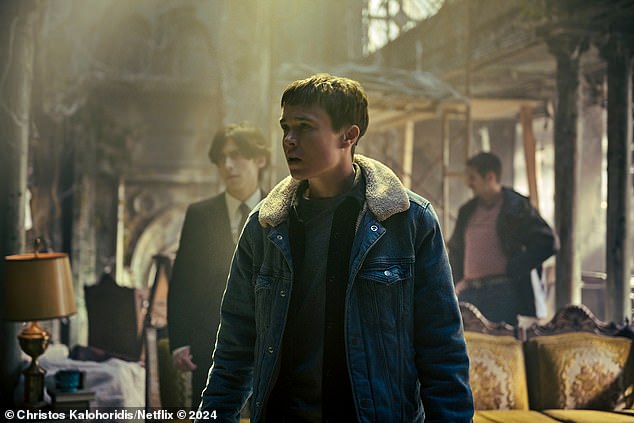 Netflix fans have been left very emotional as the 'best show of all time' kicked off its final season on Thursday [pictured Elliot Page as Viktor Hargreeves]