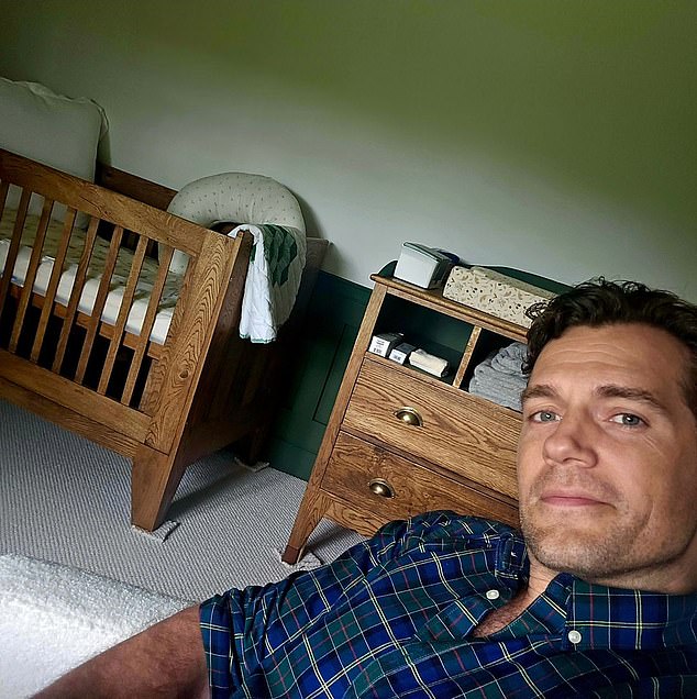 On Father's Day, The Ministry of Ungentlemanly Warfare actor shared a snap of him with the baby's crib in the background and asked for some parenting tips