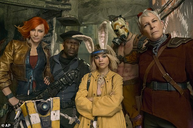 Borderlands also stars Kevin Hart and Jamie Lee Curtis