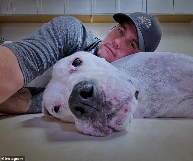 Josh recently made his first public statement amid the divorce, taking to Instagram to share a selfie of him resting his head on his dog in a solemn post