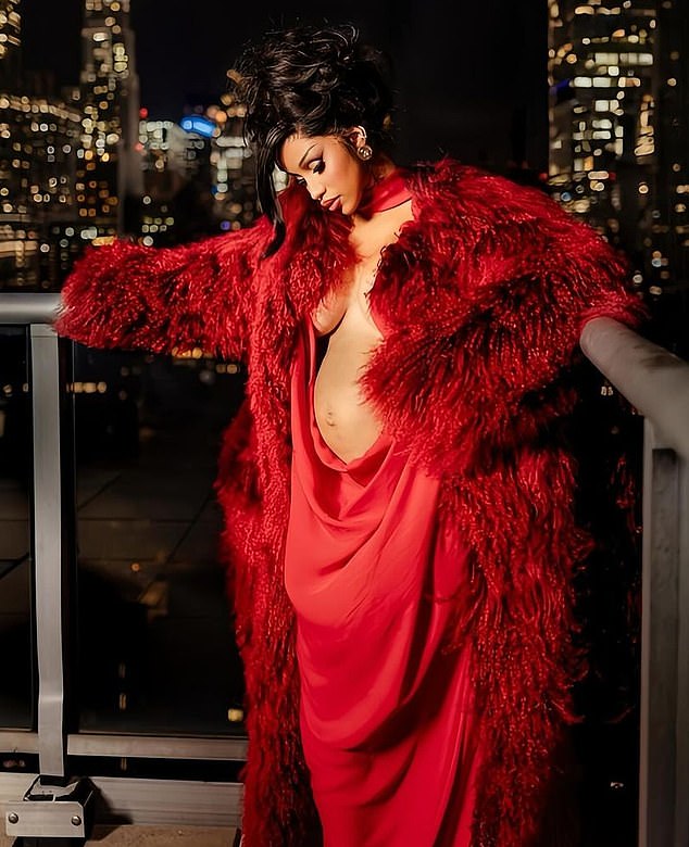 The Invasion of Privacy artist announced her third pregnancy last week on Instagram with some stunning maternity photos in a red dress