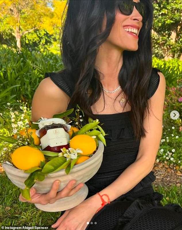 Meghan Markle's close friend and former Suits co-star Abigail Spencer was one of the lucky 50 to receive a limited edition jar of the Duchess' American Riviera Orchard strawberry jam