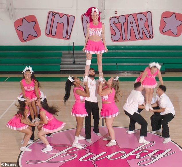 Halsey, whose real name is Ashley, called the new iteration Lucky (All or Nothing), in a nod to the 2006 sequel of the teen cheer movie Bring It On