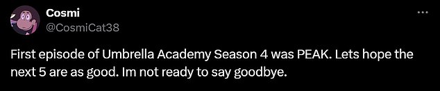 Despite the age gap relationship, fans were still sad to see the end of the show which first premiered five years ago and many weren't ready to let go of the characters