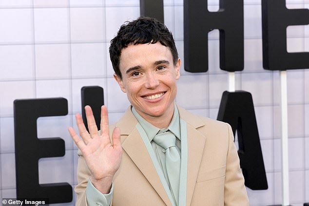 But the stars of the show celebrated the final premiere in style and Elliot Page who leads the cast looked dapper as he attended the premiere of The Umbrella Academy season four