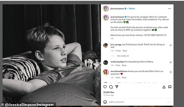 Earlier this week, The With You hitmaker addressed a commentator speculating about her sobriety underneath a sweet Instagram post for her son Ace, who turned 11 in June