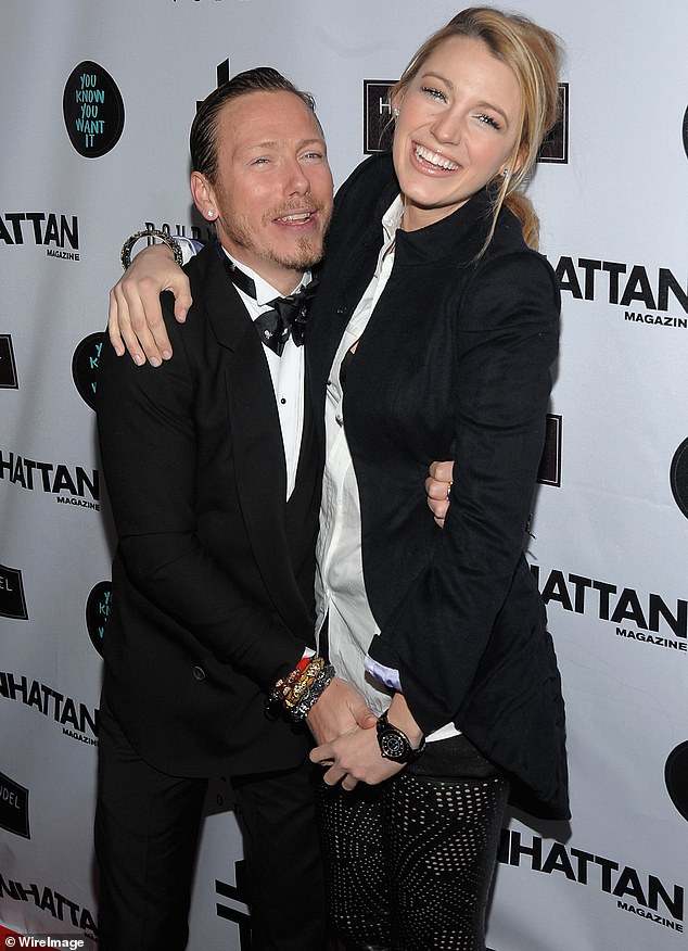 To transform into her character, Blake reunited with Eric Daman, her old costume designer from her star-making turn on Gossip Girl; the pair are pictured in 2010