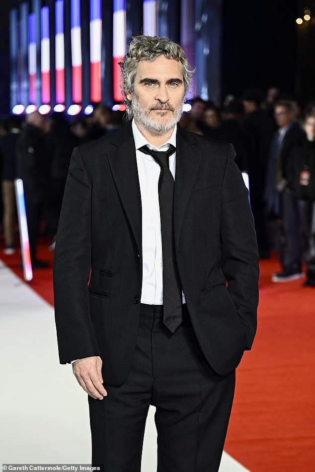 Joaquin Phoenix has dropped out of a gay romance film just five days before filming was due to commence in Mexico - after reportedly getting 'cold feet' over the project - pictured November 2023