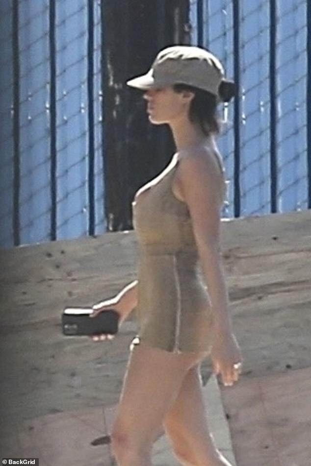 Bianca Censori stepped out with her husband Kanye West in her latest skin-baring outfit on Friday