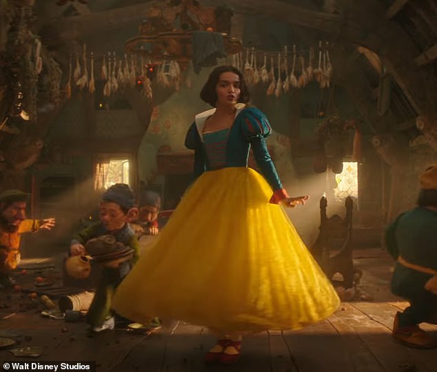 Disney has unveiled the first look at their live-action adaptation of the 1937 classic fairytale Snow White