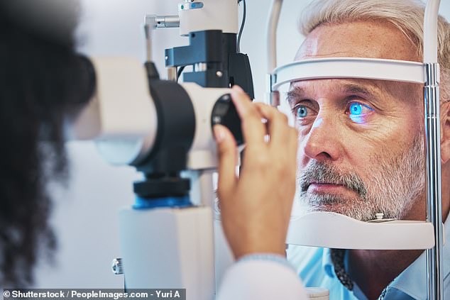 The sight loss caused by glaucoma cannot be reversed, but treatments can slow it. Pictured: Stock image