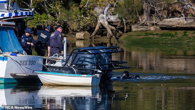 Emergency services were called to Carinya Road at Picnic Point in Sydney's south-west about 11pm on Saturday