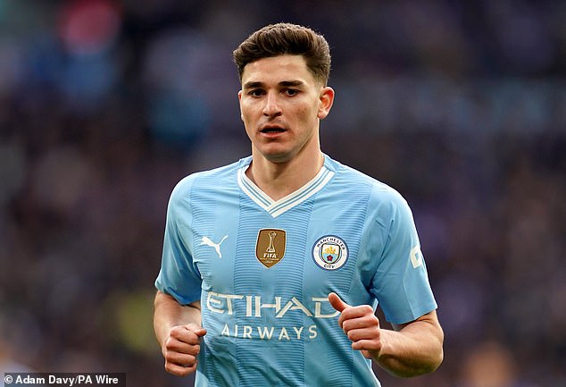 Manchester City forward Julian Alvarez will arrive in Madrid on Sunday ahead of signing a five year deal and completing his £81million move to Atletico Madrid tomorrow