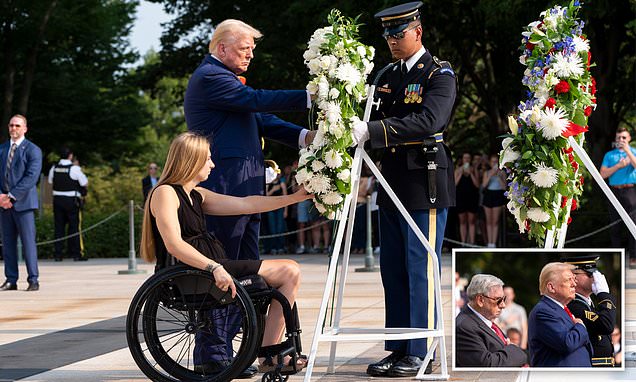 Somber Trump honors the 13 U.S. service members killed in Afghanistan at Arlington