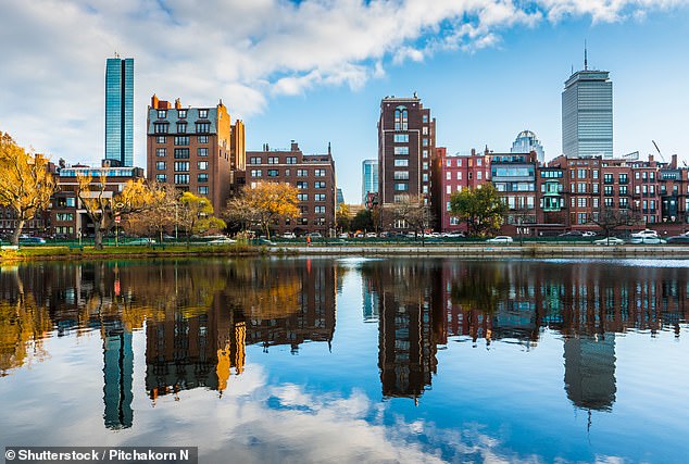 According to Tax Foundation, taxpayers in Massachusetts will see the biggest rise in their bill in 2026 if the cuts expire - with an average hike of $4,682 a year (Pictured: Boston waterfront)