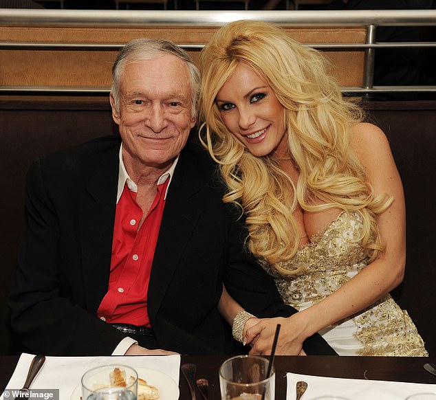 An increasing number of women ¿ from working moms to celebrities like Crystal Hefner (pictured with Hugh in 2010 before having her implants removed in 2016) ¿ are speaking out about their experiences with breast implant illness.