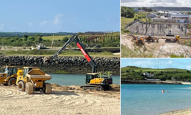 Our council is digging up Britain's best beach and flogging its golden sand... it's