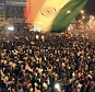 People poured onto the streets of Nagpur following Mahendra Singh Dhoni's winning Six