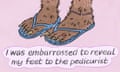 Edith Pritchett cartoon on pedicures