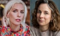 Sara Pascoe and Cariad Lloyd composite for radio. for Weirdos book club podcast