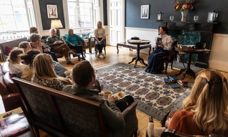 Liz Mance performs A Cup of Tea With George Eliot at No11 Boutique Hotel & Brasserie.