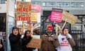 demonstration by nurses