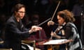 Guiding the listener along even the thorniest of paths… violinist Patricia Kopatchinskaja with Tarmo Peltokoski and the BBC Symphony Orchestra at the BBC Proms.