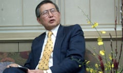 Peru's ex-president Alberto Fujimori in 2000.