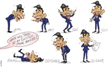 Nicola Jennings on Rishi Sunak laughing all the way to the election – cartoon