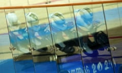 France's Clara Copponi, Valentine Fortin, Marion Borras and Marie Le Net during the women's team pursuit finals.