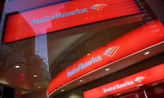 FILE - In this Nov. 23, 2015, file photo, shows a branch office of Bank of America, in New York. Bank of America reported first-quarter earns Thursday, April 14, 2016. (AP Photo/Mark Lennihan, File)