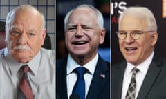 From left: Brian Doyle Murray, Tim Walz and Steve Martin.