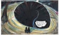 Martin Rowson on the black hole in Britain’s public finances – cartoon