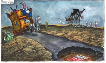 Martin Rowson on the Labour bandwagon – cartoon