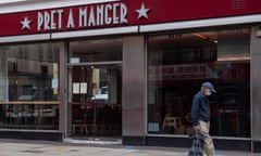 Pret a Manger in central London