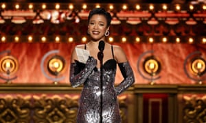 Maleah Joi Moon wins the best leading actress in a musical award for Hell’s Kitchen