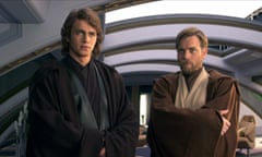 Hayden Christensen and Ewan McGregor as Anakin Skywalker and Obi-Wan Kenobi in 2005’s Star Wars: Episode III – Revenge of the Sith.