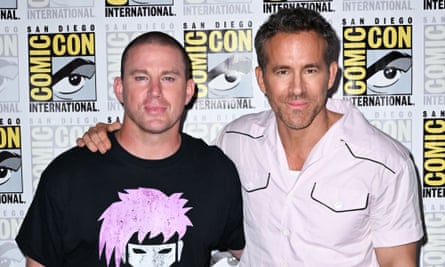 Channing Tatum and Ryan Reynolds at Comic Con