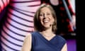 A smiling Wojcicki pictured in 2019