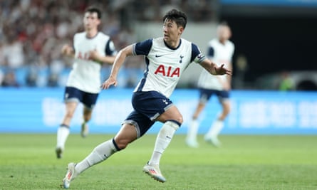 Son Heung-min in action