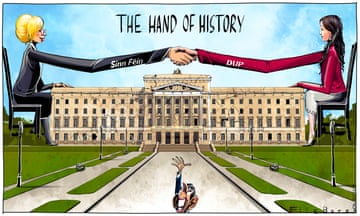 Ella Baron on the reopening of the Northern Ireland assembly – cartoon